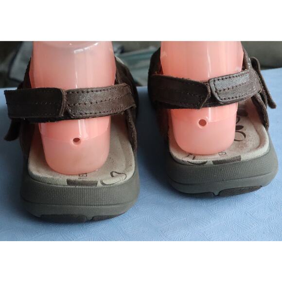 Merrell Bracken Brown Leather Sandals Women 9 Open Toe Outdoor Walking Hiking - Picture 6 of 8